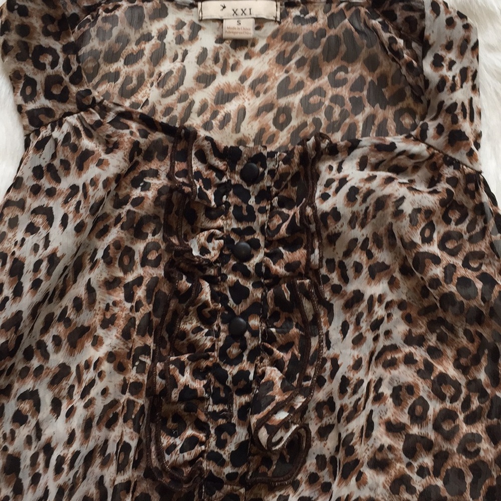Leopard blouse - Picture 3 of 3